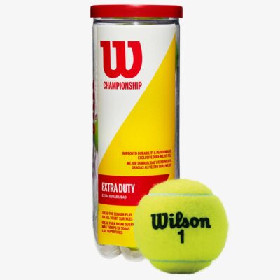 Wilson Championship Extra Duty Tennis Ball (WRT100101) – 3 Balls